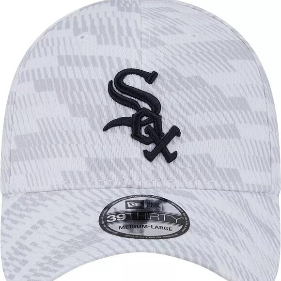 New Era Youth Chicago White Sox White Graded 39Thirty Stretch Fit Hat NEW - Picture 5 of 7